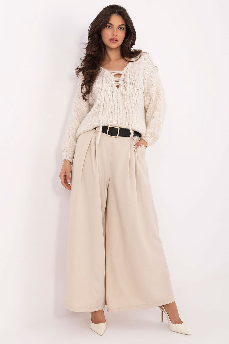  Women trousers model 220023 Italy Moda 