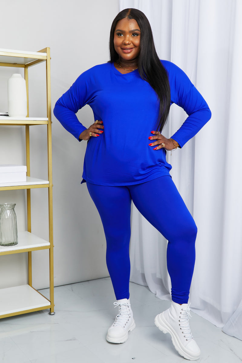 Zenana Ready to Relax Full Size Brushed Microfiber Loungewear Set in B –  Theodora Shop